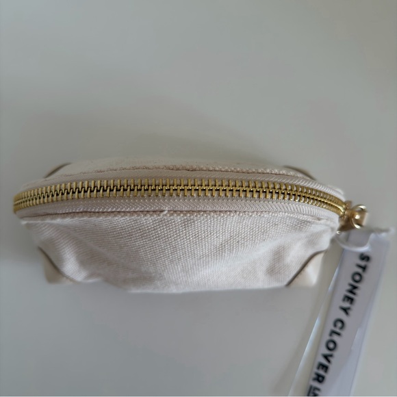 NWT! Stoney Clover Lane Half Moon Canvas Pouch - Picture 6 of 8
